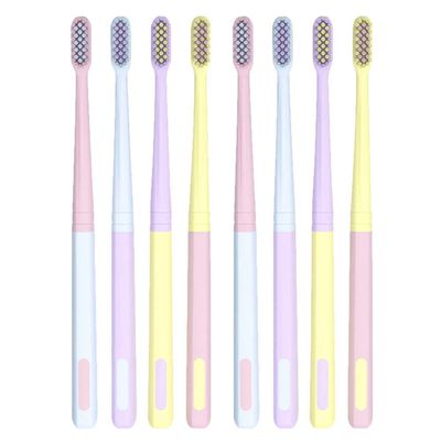 Cabilock 8pcs Flexible Toothbrushes Toothbrush Travel Kit Compact Lightweight and Portable for Adults Women Men