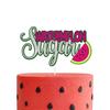 Watermelon Sugar cake topper, Summer Tutti Frutti Birthday Cake Decor, Happy Birthday Hawaiian Kids Party Decorations view 1