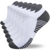 Lapulas Ankle Socks Thick Cushioned Trainer Mens Sports Cotton Running Women Low Cut Breathable Athletic Sock (6 Pairs) view 1