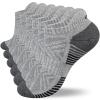Lapulas Ankle Socks Thick Cushioned Trainer Mens Sports Cotton Running Women Low Cut Breathable Athletic Sock (6 Pairs) view 1