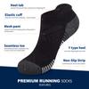 Lapulas Ankle Socks Thick Cushioned Trainer Mens Sports Cotton Running Women Low Cut Breathable Athletic Sock (6 Pairs) view 3