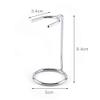 1PC Silver Stainless Steel Razor Holder Stand Brush Shaving Holder Safety Men's Shaving Razor Brush Stand with Non-slip Base view 3