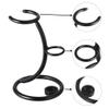 1PC Black Stainless Steel Razor Holder Stand Brush Shaving Holder Safety Men's Shaving Razor Brush Stand Shaver Kit Organizer view 3