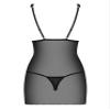 Obsessive Lanceria Set for Women: Mini Nightgown and Thong Lucita Chemise - Black - L/XL view 4