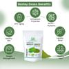 Herbal Magic's Organic Barley Grass Powder-Irrestibily delicious.Sparkle your smoothies,milkshakes,recipes.Nutritious wholefood with sizable healthy attributes. You Will Get 200g pack view 3