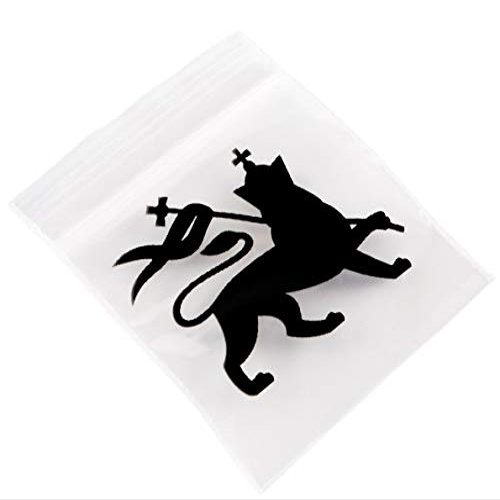 100 Resealable Baggies - Lion Of Judah Design 4cm x 4cm