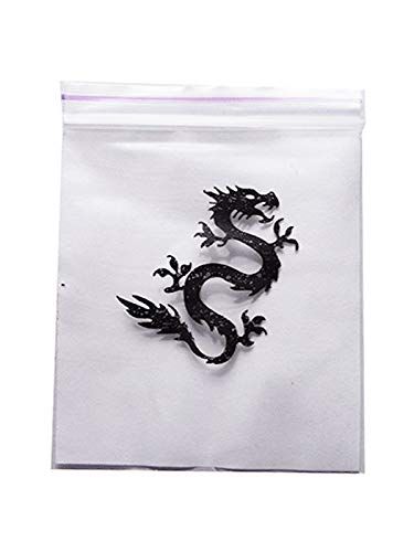 100 Resealable Baggies - Dragon Design 8cm x 10cm