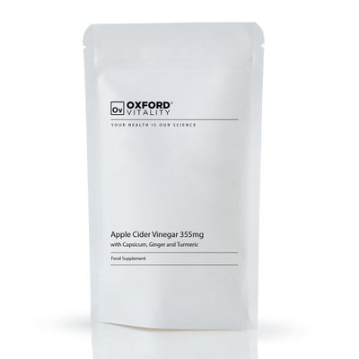Apple Cider Vinegar 355mg Capsules: With Capsicum, Ginger & Turmeric (365)