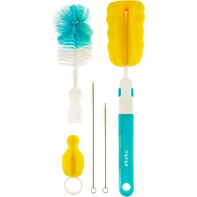 AKUKU BRUSH SET FOR WASHING BOTTLES AND DRAGONES