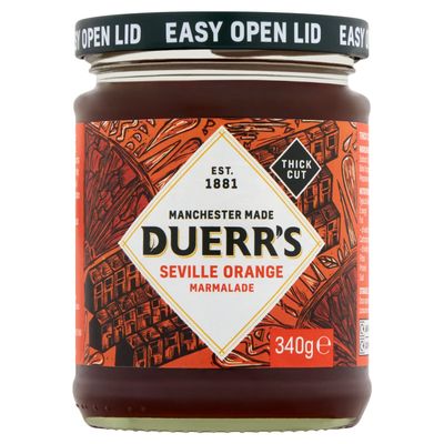 Duerrs Thick Cut Seville Orange Marmalade 340g