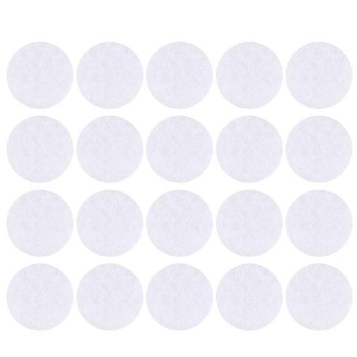 Minkissy Shark Filter Replacement 2 Packs of 100pcs Facial Cotton Filters for Vacuum Beauty Supplies White