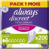 Always Discreet, 200 Women's Incontinence Pads, Small 2 Drops, Absorbent Protection for Light Urinary Leaks, Pack of 1 Month view 1