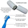 Denture Case Kit - 2 Bath Cups, 2 Brushes & 2 Portable Toothbrush Boxes, Retainer Bath With Lid, Cleaning Boxes, Travel Toothbrush Kit view 4