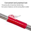 2 Pcs Mop Telescopic Rod Lock, Mop Rod Plastic Tube Outer Lock, Extension Pole Kit for Mop Washing Equipment Tools (Gray) view 3