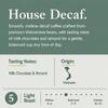 Presto House Decaf Instant Coffee 500g | Great Tasting Freeze Dried Coffee | Light Nutty Roast | Milk Chocolate and Almond | 100% Robusta | 275 Cups view 2