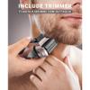 Bart Fast Electric Triple Foil Shaver SODY SD1024 Electric Beard Razor with 3 Blades Beard Trimmer with Trimmer for Men Professional Beard Trimmer 0 mm Razor Zero Leather view 3