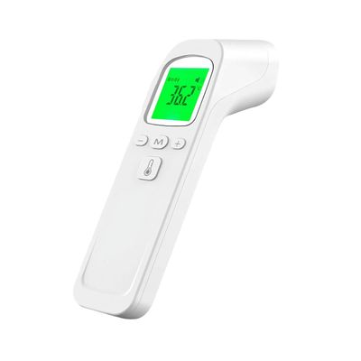 Infrared Non-Contact Thermometer with LCD Display, 3 Coloured Alarm Temperature Indicators, For Adults and Children.