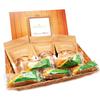 Ghasitaram Gifts Jaiccha Holi- Sweets/Holi Hampers/Brown Rectangle Basket of Assorted Gujiya,Butter Chakli,Coin Biscuit,Methi Mathi and Cake view 1