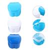 EXCEART 3Pcs Bath Case with Strainer False Storage Box with Baskett Net Container Holder for Travel, Retainer Cleaning Case view 2