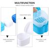 EXCEART 3Pcs Bath Case with Strainer False Storage Box with Baskett Net Container Holder for Travel, Retainer Cleaning Case view 4