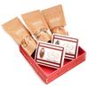 Ghasitaram Gifts Jaiccha Holi- Sweets/Holi Hampers/Pink Leather Basket of Traditional & Chocol Gujiyas,Butter Chakli,Methi Mathi & Coin Biscuits view 1