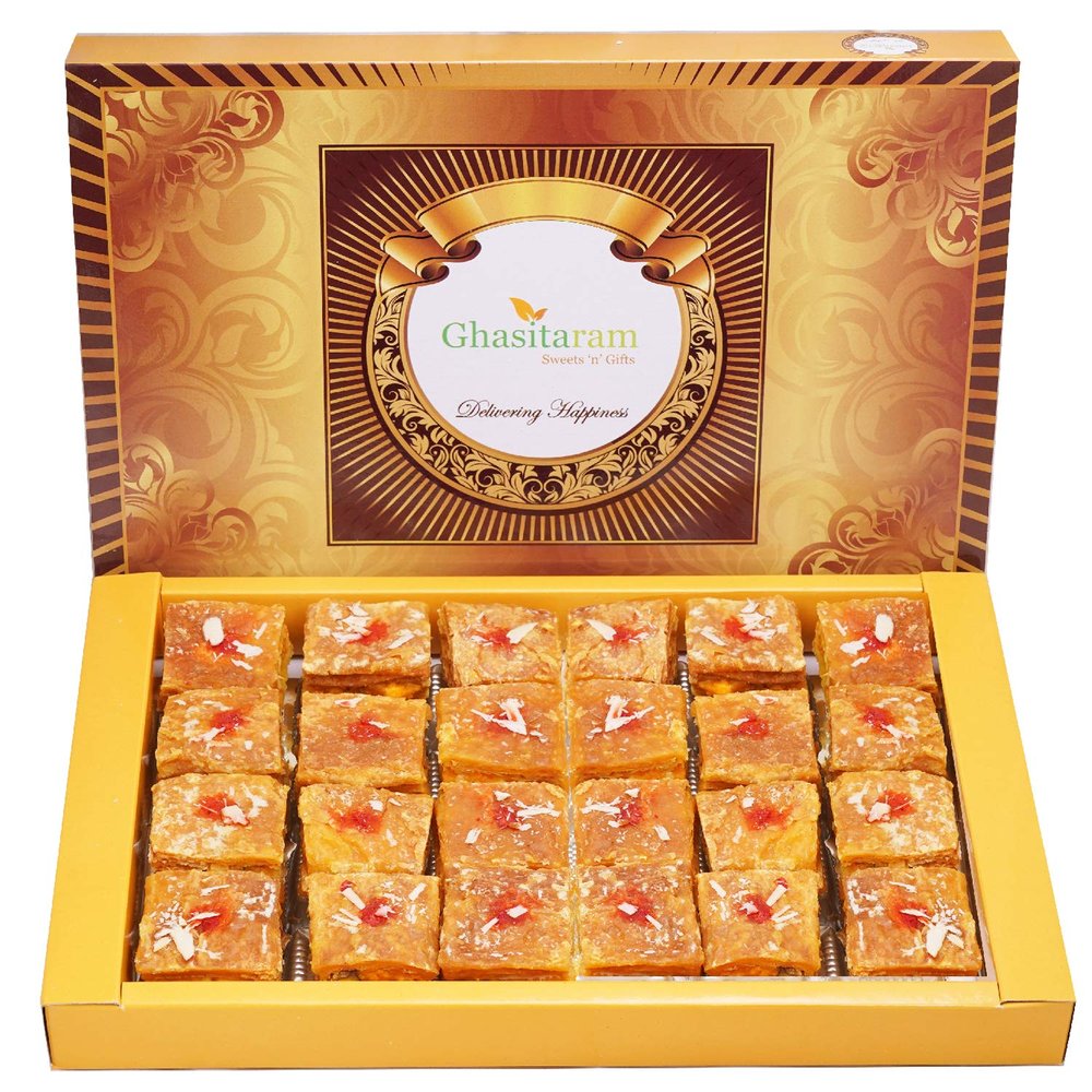 Ghasitaram Gift Holi Gifts Puffed Dryfruit Pastry Bites 800 GMS |Gift for Diwali,Holi,Rakhi,Valentine,Christmas,Birthday,Anniversary,Her,Him|