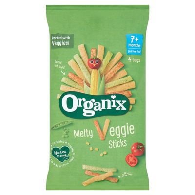Organix Melty Veggie Sticks Multipack, 4 x 18 g
