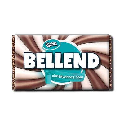 Bellend Chocolate Bar with Novelty Joke Wrapper - Funny Rude Gift Birthday Present (Chocolate Included)