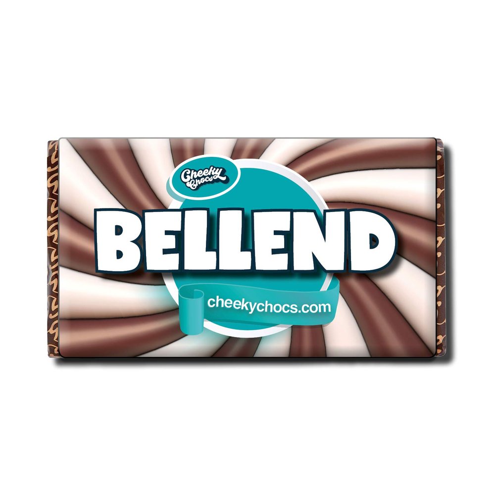 Bellend Chocolate Bar with Novelty Joke Wrapper - Funny Rude Gift Birthday Present (Chocolate Included)