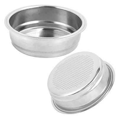 Yitengteng Stainless Steel Reusable Coffee Filters for Coffee Shop Home Office BPA-free,51mm Single Layer Coffee Machine Filter Strainer Bowl Fit for DeLonghi