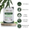 Magnesium 500mg Tablets 90 Pack by ProAid | Vegan & Vegetarian | 3 Months Supply | Made in UK | Easy to Swallow 11mm Tablets view 2