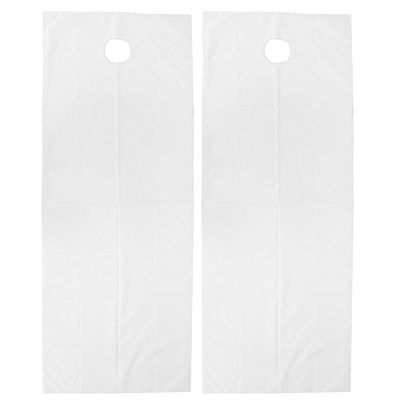 2pcs Beauty Salon Bed Sheets, Breathable Oil Resistant Waterproof SPA Massage Table Cover with a Hole, Beauty Salon Bed Sheets for Sauna Hotel Massage(White)