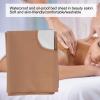 2pcs Beauty Salon Bed Sheets, Breathable Oil Resistant Waterproof SPA Massage Table Cover with a Hole, Beauty Salon Bed Sheets for Sauna Hotel Massage(Brown) view 3