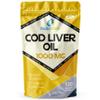 Cod Liver Oil High Strength 1000mg Heart, Brain and Joint Healthcare Supplements, Natural Rich Source of Omega 3 Fatty Acids | 120 Capsules view 1