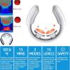 0 Outdoor Multifunction Neck Massager, Electromagnetic Pulse Neck Massager, 3 Modes & 15 Intensity Levels, Relax Muscle Relief Pain, Human Friendly Design, Portable Design for Car, Office, Home,Pink view 4