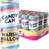 Candy Can Sparkling Marshmallow Soda,LowCalorie Vegan Soft Drink,GlutenFree Sparkling Pop, (12x330ml) Recyclable BPAFree Cans,Nostalgic Marshmallow Flavour for Light,Bubbly and GuiltFree Enjoyment view 1