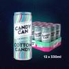 Candy Can Cotton Candy Fizzy Drink, (12 x330ml Cans), Low Calorie Sparkling Soda with Nostalgic Fairground Cotton Candy Flavour, No Added Sugar, Vegan, Gluten Free view 4