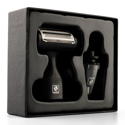 Skull Shaver Foil Shaver and Nose Trimmer Attachment Bundle for Pitbull, Butterfly Kiss and Palm Series Shavers