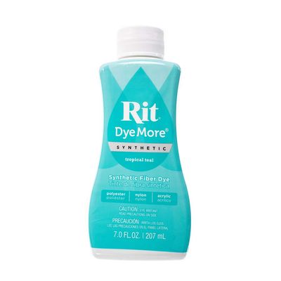 Rit DyeMore Single Bottle 7 Oz. Synthetic Liquid Fiber Dye for Clothing, Dcor, and Crafts  Tropical Teal