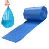 100 Pack Bin Bags, Heavy Duty Refuse Sacks, Durable Trash Bags for Home and Kitchen, Blue, 50cmx60cm view 1