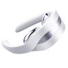 0 Outdoor Smart Electric Neck Massager, Intelligent Neck and Shoulder Massager Magnetic Pulse Heated Fatigue Pain Relief Massager, Tens Pulse Massage, Portable and Fashionable Design,White view 1