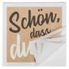 Heku 30243-57 Serviettes 3-Ply Schn DASS du da bist Natural [German Language] view 3