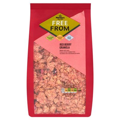 Morrisons Free from Red Berry Granola 350 g x 3