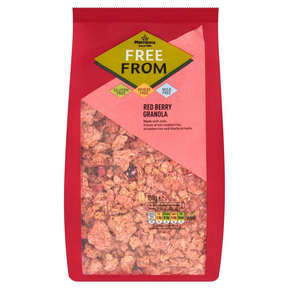 Morrisons Free from Red Berry Granola 350 g x 3