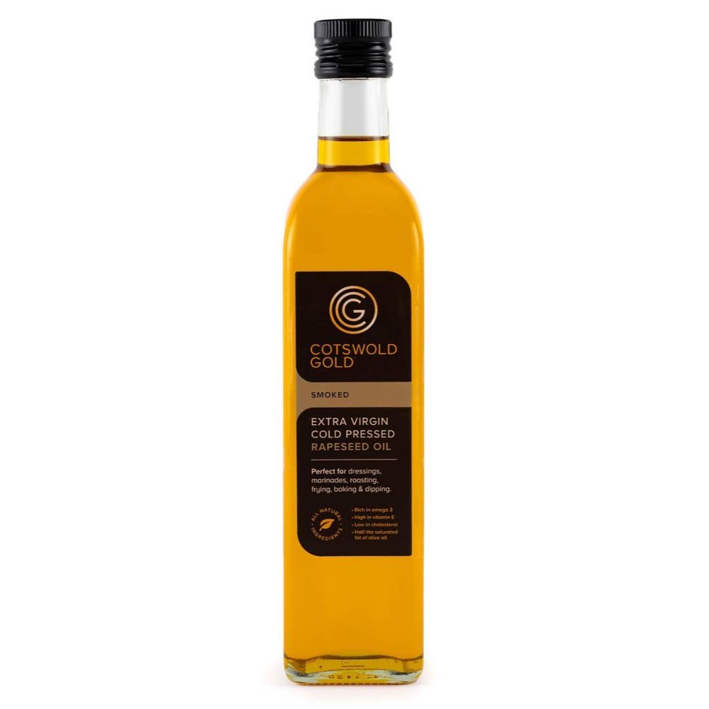 Cotswold Gold Smoked Infused Rapeseed Oil 500 ml