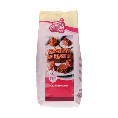 FunCakes Mix for Cake Brownies Easy to Use, for Brownies and Chocolate Cakes with a rich Chocolate Flavour, Halal, 1kg