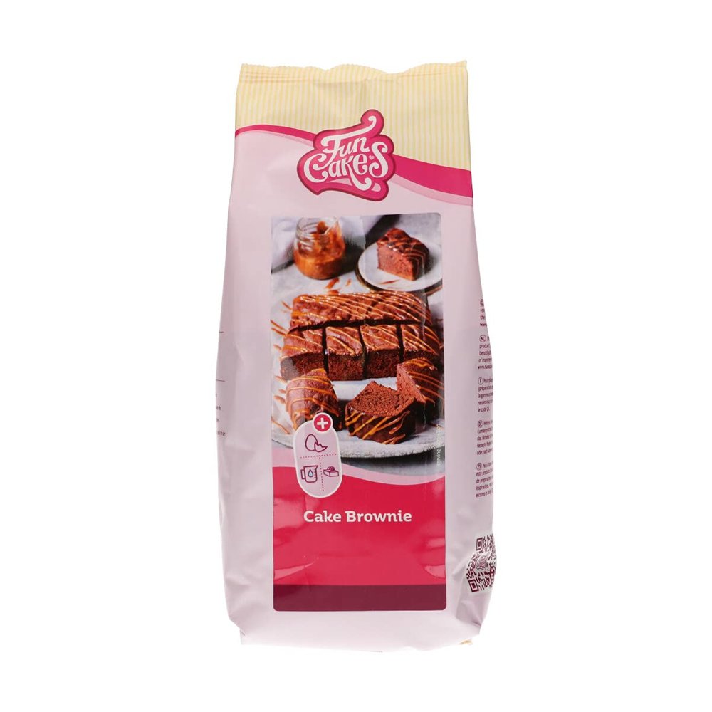 FunCakes Mix for Cake Brownies Easy to Use, for Brownies and Chocolate Cakes with a rich Chocolate Flavour, Halal, 1kg