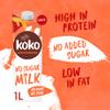 Koko Unsweetened No Sugar Mlk 12 x 1L | Tastes like Dairy & No Added Sugar | No Dairy, No Soya, Just Plants | Allergen Free | UHT Ambient Long Life | 19 Calories Per 100ml view 4