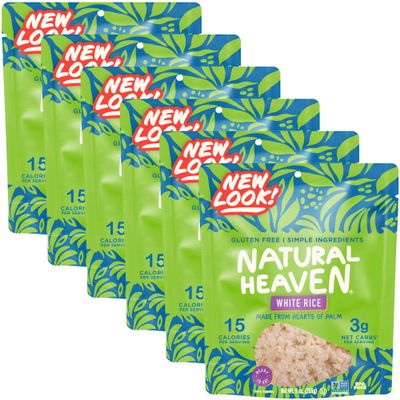 Natural Heaven White Rice Hearts Of Palm 9 oz.