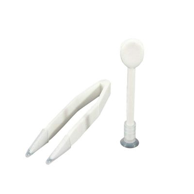 HoitoDeals 3Pcs Set Contact Lens Inserter Remover Soft Tip Tweezers & Case Kit